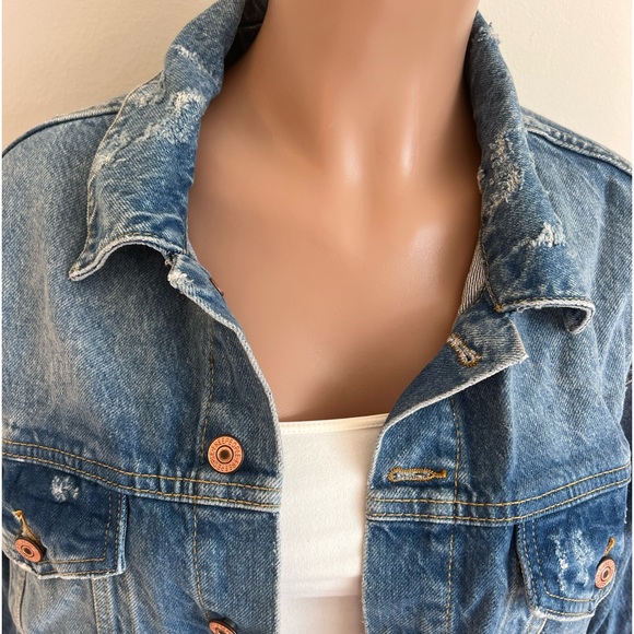 FREE PEOPLE Jean jacket - Picture 14 of 15